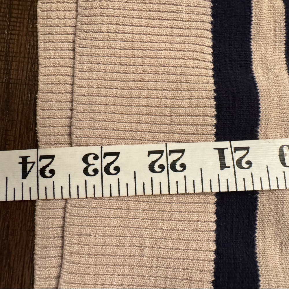 Tommy Hilfiger Navy and Cream Striped Sweater - Picture 8 of 8